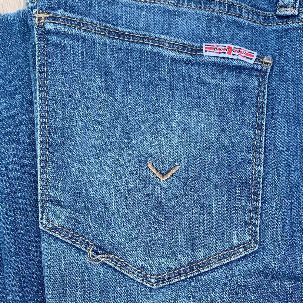 Hudson Natalie Mid Rise Slim Boyfriend Crop Jeans Sz27 - Picture 9 of 16
